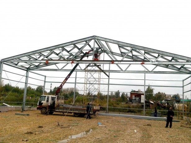 Строительство складского здания в Балабаново Калужской области