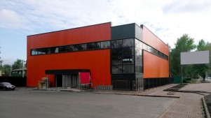 Торговое здание из ЛМК и ЛСТК